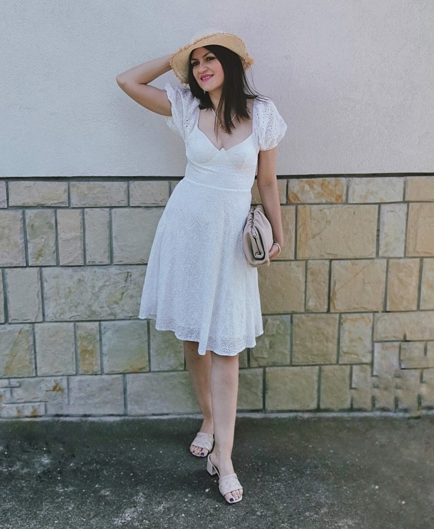 little white summer dress