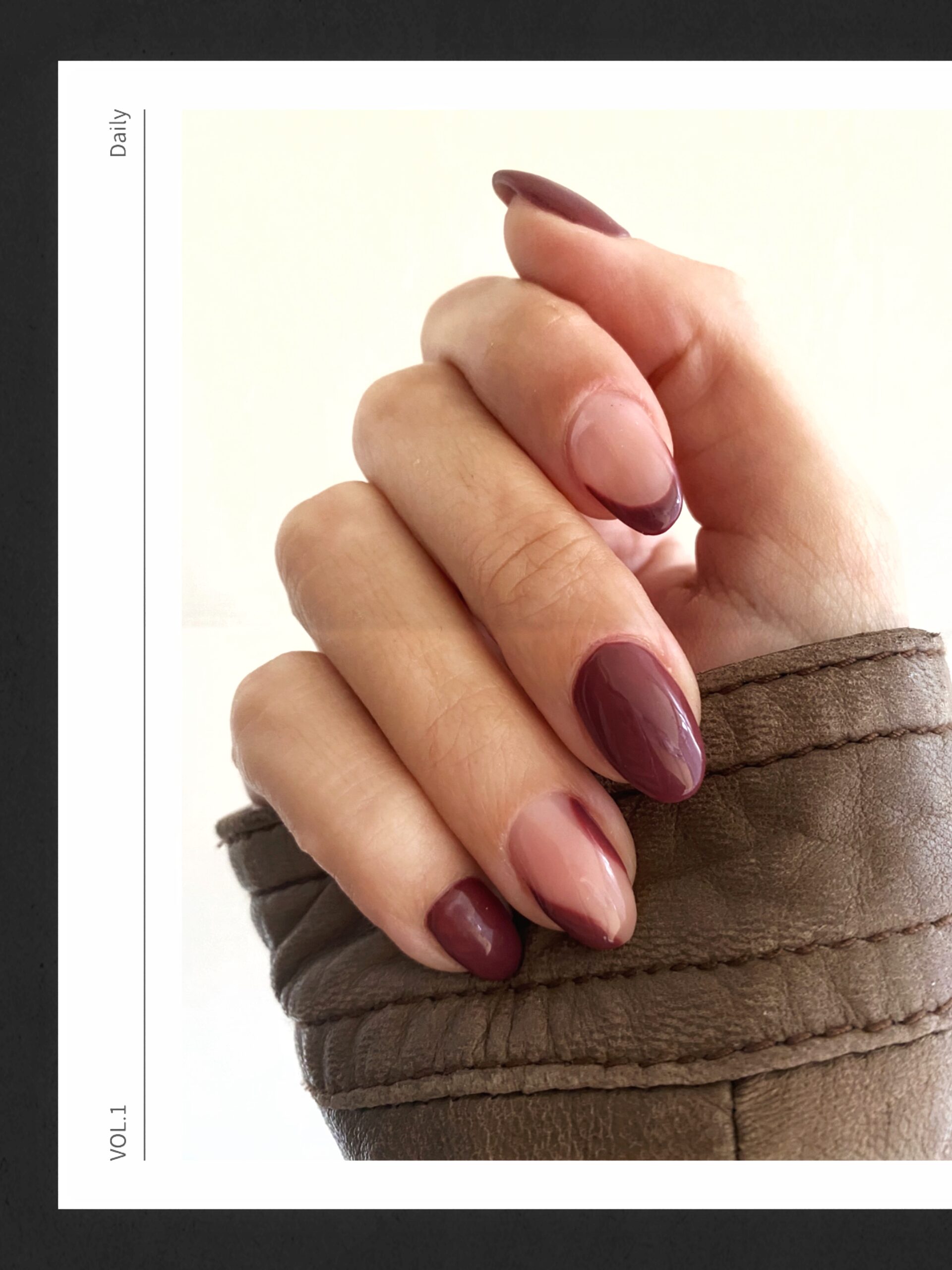 fall nail manicure idea